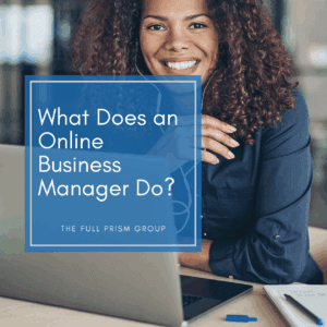 OBM, online business manager, small business help